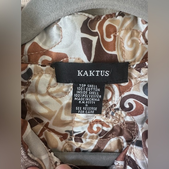 KAKTUS Embroidered Button Up Jacket Size Small - Picture 2 of 5